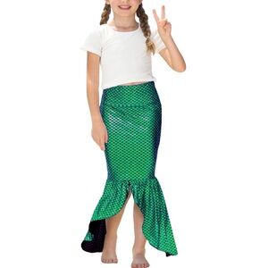 NWOT Aobute Girls Mermaid Tail Skirt